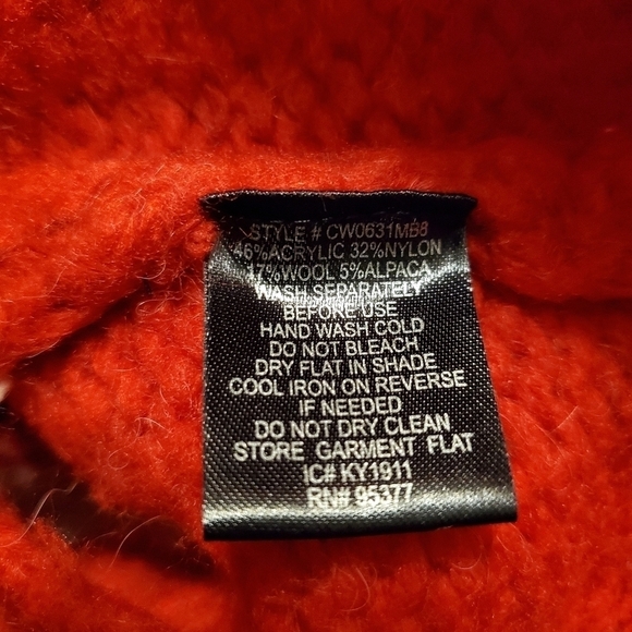 NWT Sanctuary Red Party Stripe Crewneck Sweater - Picture 4 of 7